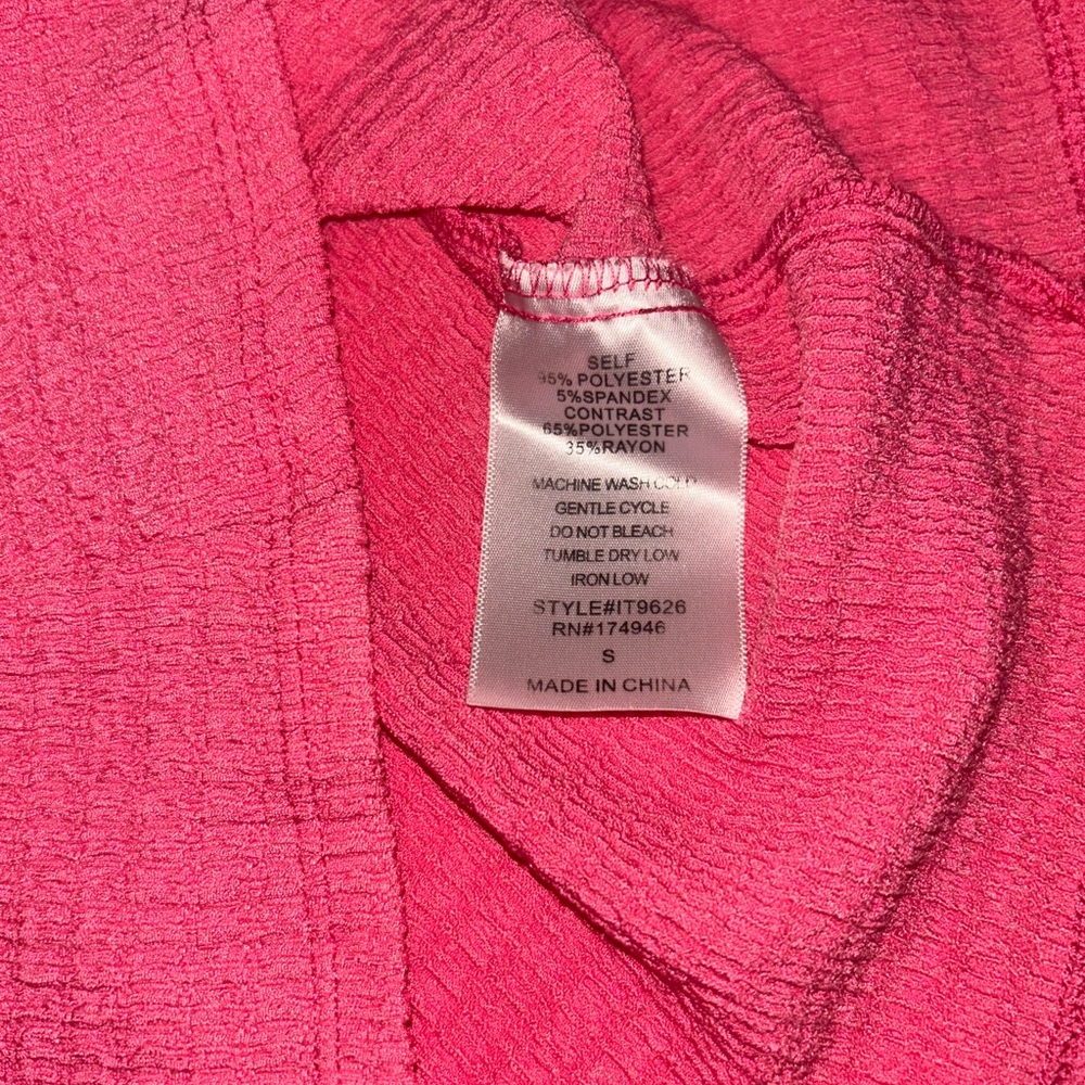 Nicabel Pink One-Shoulder Ruffle Top - Picture 6 of 7
